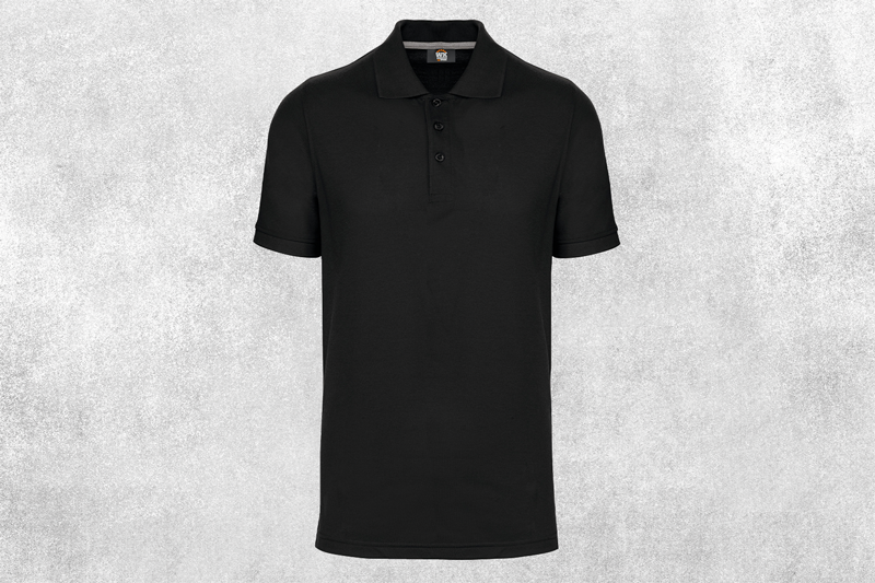Atlantis werk en promo poloshirt Zwart
