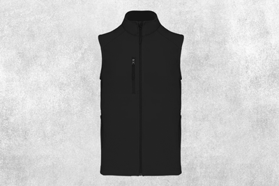 Softshell bodywarmer Zwart