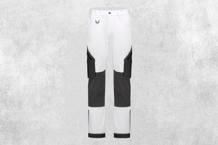 Werkbroek four-Way Stretch Ripstop - Wit